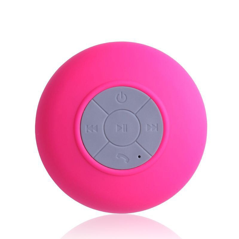 Waterdichte Draadloze Bluetooth Speaker Draagbare Mini Speaker Douche Zuignap Anti Badkamer Baden Kind Kleine Luidspreker: Rood
