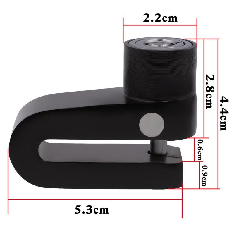Motorfiets Lock Beveiliging Anti Diefstal Fiets Motor Electromobile Schijfremslot Diefstal Bescherming Voor Scooter Veiligheid