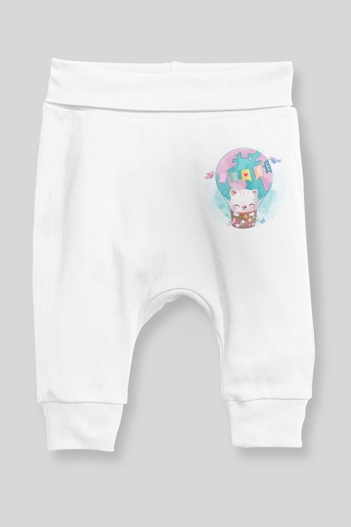 Angemiel bébé Balondaki mignon chat bébé garçon sarouel Pantalon blanc