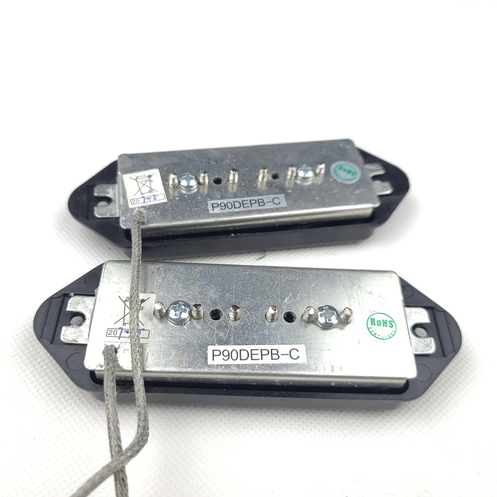 Epiphone Black Alnico Pickups Low Gauss Iconisch Geluid P90 Dogear Stijl Single Coil Bridge Pickup voor SG/LP Elektrische Gitaar