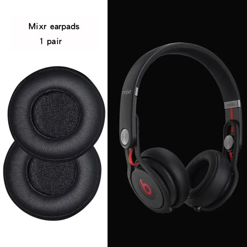 2 stks Earpad Voor Beats MIXR Hoofdtelefoon Vervanging Oorkussen Kussen Cups Oor Cover Headset Accessoires Reparatie Deel: Bruin