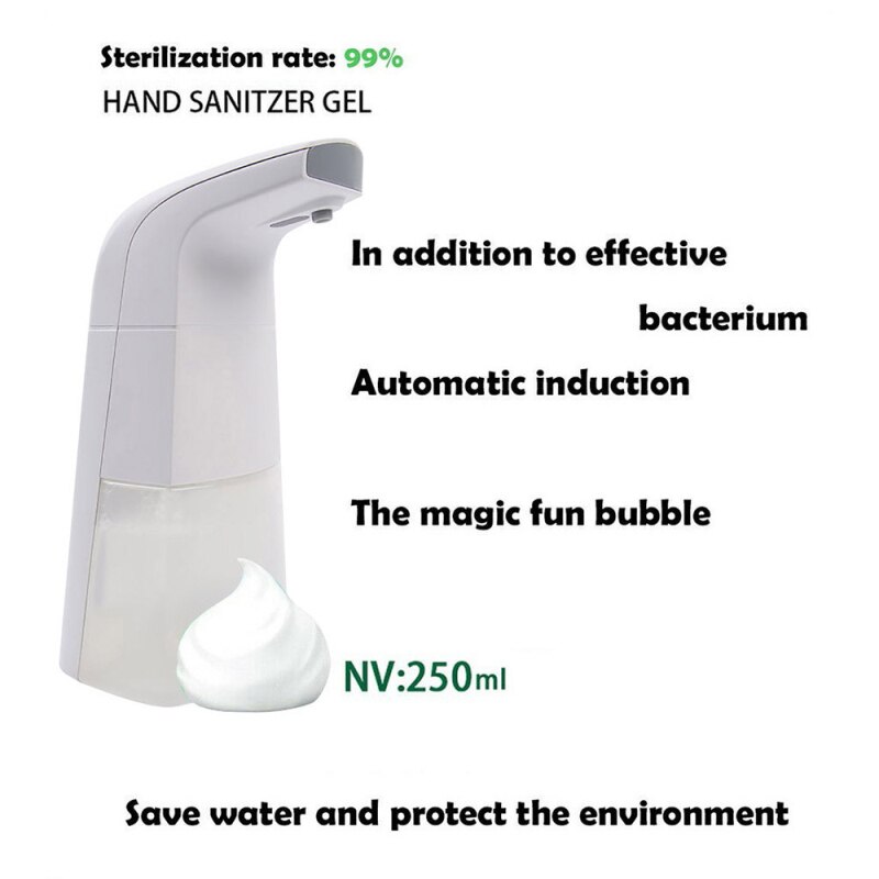 Zeepdispenser, 300 ml automatische vloeibare schuimzeep