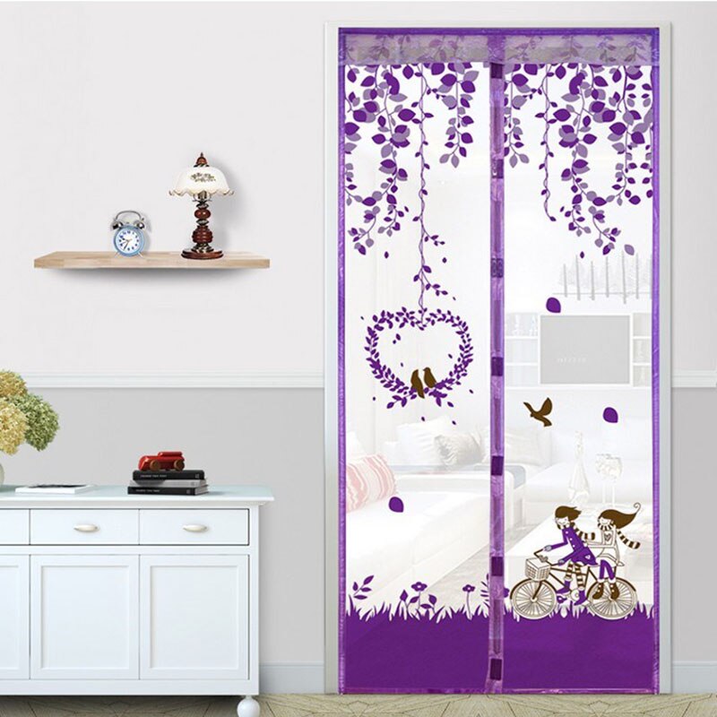 Home Magnetic Curtains Mosquito Net On Door Window Mesh with Magnets Insect Screen TT-best: Yellow