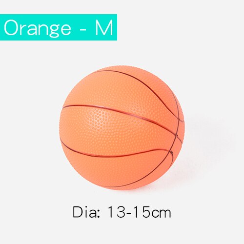 Ruizhi Per Bambini Gonfiabile In Pvc Palla Mini Basket Del Capretto di Calcio Polso Esercizio Palla di Gomma Pallone Da Spiaggia di Sport di Gioco Giocattoli RZ1043: 06orange M