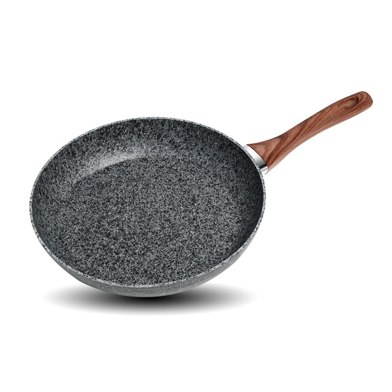 Marble Stone Nonstick Frying Pan with Heat Resistant Bakelite Handle,Granite Induction Egg Skillet,Dishwasher Safe: 20CM