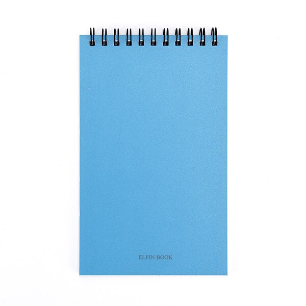 Elfinbook Spiral Mini Smart Reusable Notebook Sketchbook Memo Book Pad Notepad for Drawing Painting like Rocketbook: Sky blue