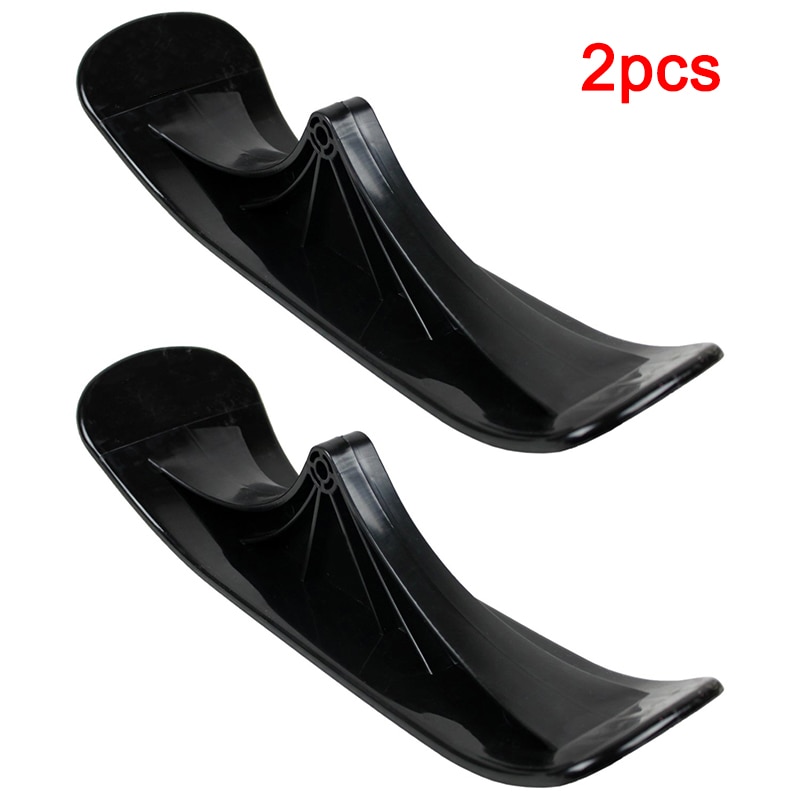 2Pcs Scooter Ski Slee Board Winter Outdoor Praktische Slee Skiën Boord Rijden Scooter Voor Kinderen Elektrische Scooter Refit Onderdelen: Default Title