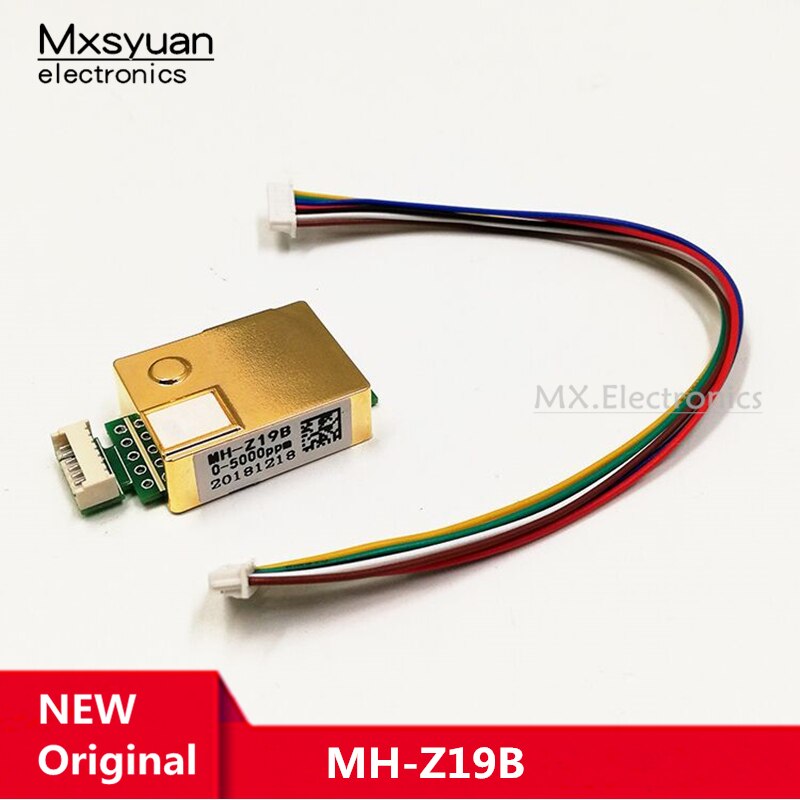 Mh-z19b infrared carbon dioxide sensor for carbon dioxide monitor mh-z19 infrared carbon dioxide gas sensor 0-5000ppm