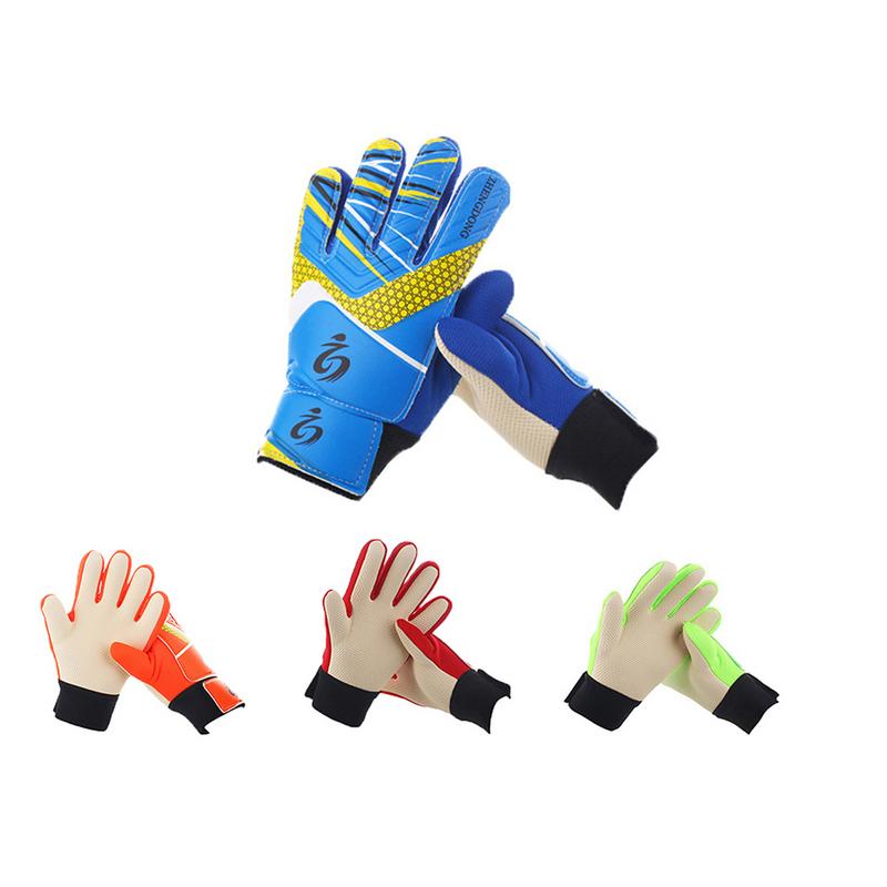 ZHENGDONG Children Soccer Goalkeeper Gloves + Leg Guard S1010 Goalkeeper Soft Gloves Size 5/6/7 Football Equipment