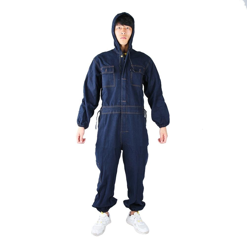 Denim Overall Elektrische Lassen Pak Labor Kleding Auto Reparateur Werkkleding Fit Voor 170/175/180/185/190Cm