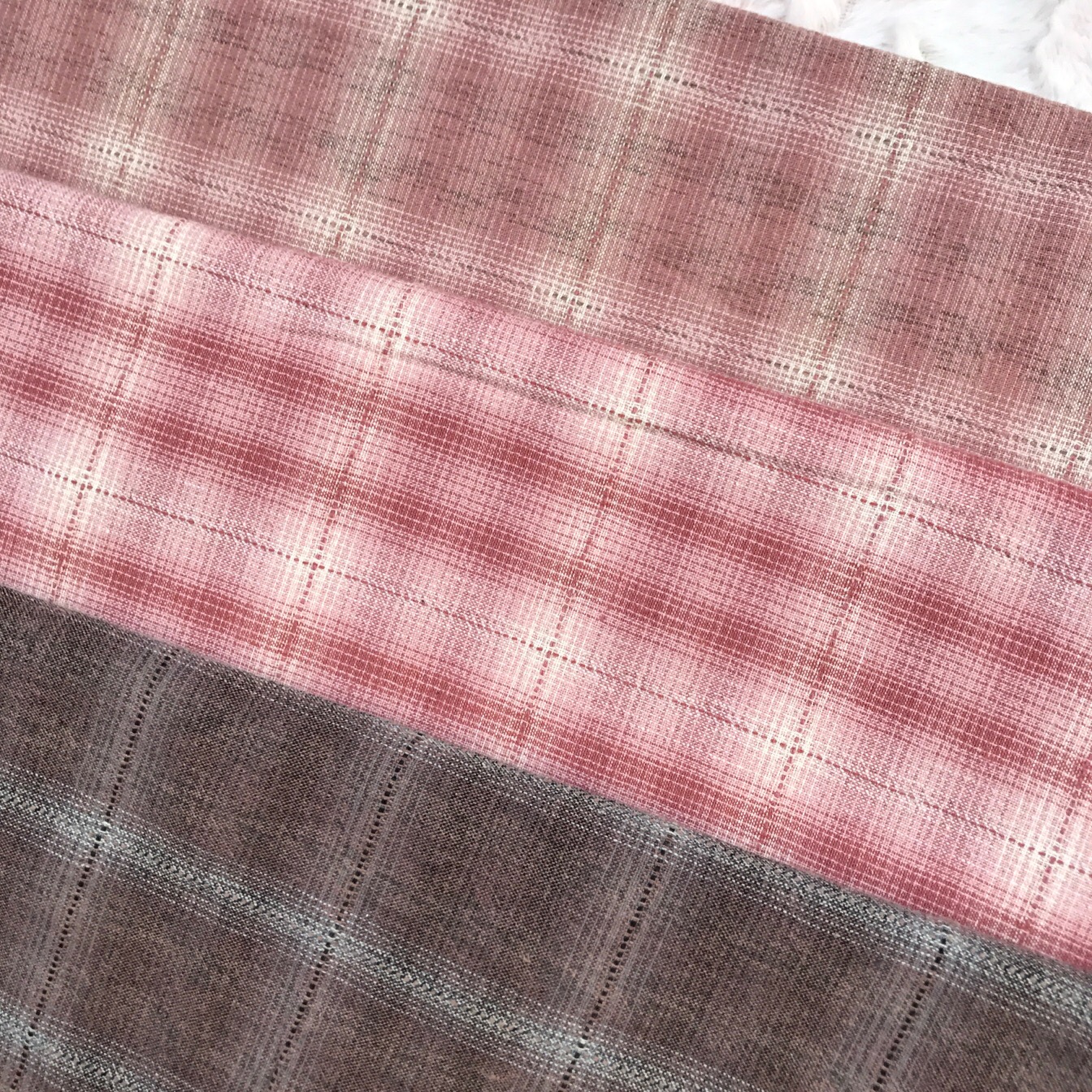 Tela teñida de hilo japonés hecha a mano, 100% algodón, para coser ropa de muñeca, edredón, paquete de 50x70cm