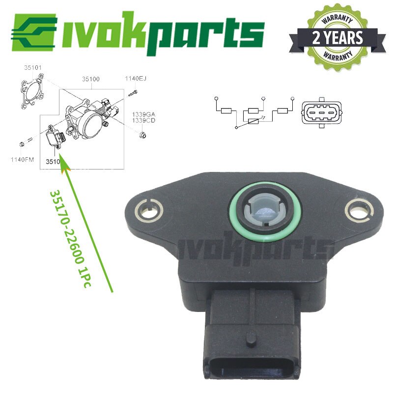 TPS Throttle Position Sensor For VOLVO LAND ROVER DISCOVERY RANGE ROVER II 98-04 21737962 91358390 91463150