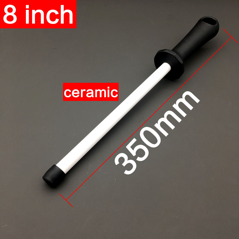 8 Inch ceramic knife sharpening steel sharpening system with ABS handle sharpener chef steel knife kitchen sharpening rod