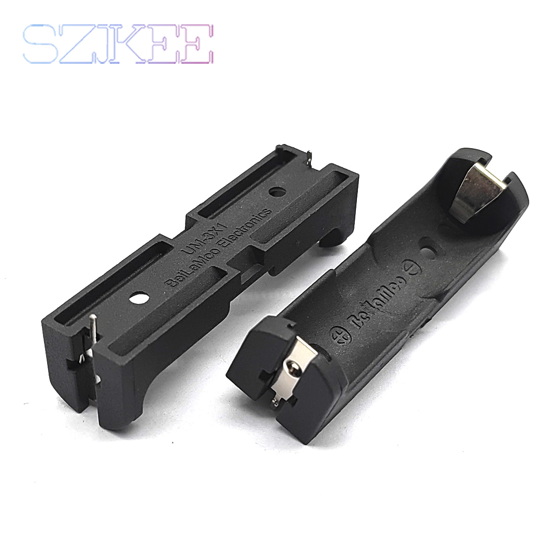AA Battery Holder SMT With Pin AA Battery Box 14500 Battery Case With Pins SMD 1/2/3 Slot AA standard container: Blue