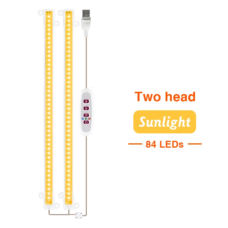 LED Full Spectrum Phyto Lamp USB 5V Grow Light Bar 30cm 1T 2T 3T 4T Plants Flowers Led Greenhouse Cultivo Hydroponic: BRONZE