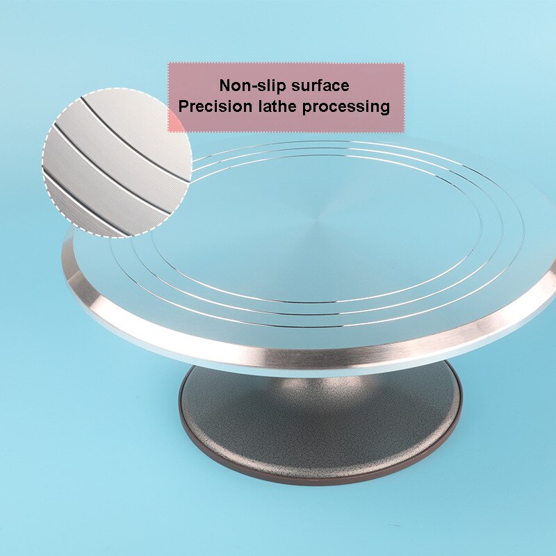 Ausla Draaibaar Taartplateau 12 inch, Aluminium Taartplaat, Decoratie Gereedschap voor Gebak en Bakken