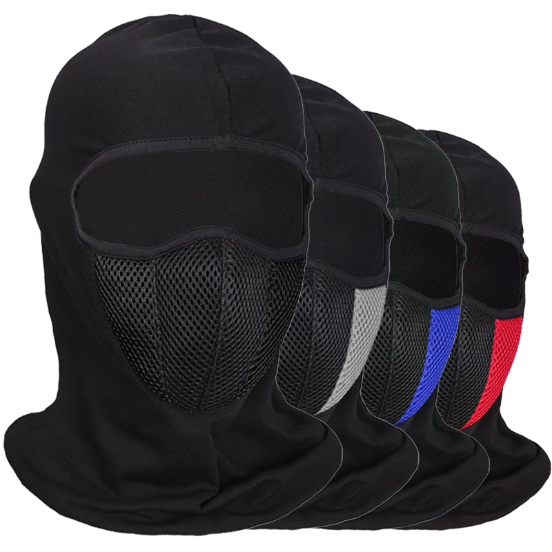 Cagoule respirante pour Moto, masque complet, capuche pour casque de cyclisme, cou d'équitation, accessoires de Moto