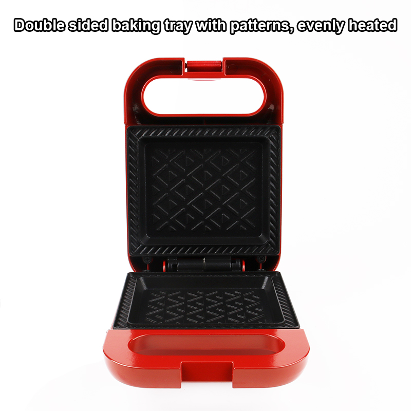 Bread Sandwich Maker Mini Light Food Muffin Breakfast Machine Eggs Omelette Baking Pan Pressure Toaster Grill Panini Oven Heater
