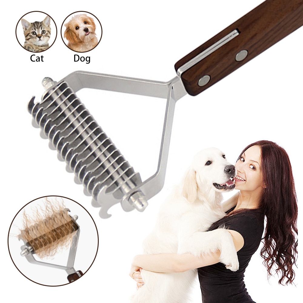 Freshly Bailey Dematting and Deshedding Comb for Dogs and Cats Grooming ...
