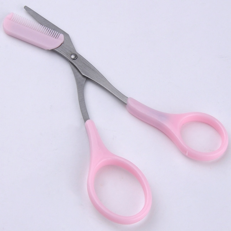 Eyebrow Comb Scissor Makeup Tool – Grandado