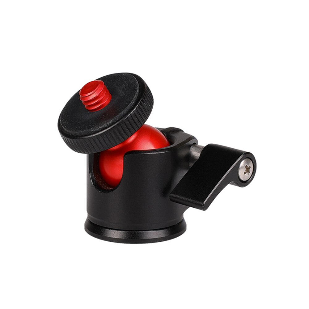 Mini trípode giratorio de 360 grados, adaptador de soporte de sobremesa, cámara DSLR, soporte de bola de vídeo, carga máxima de 2kg, cabezal panorámico