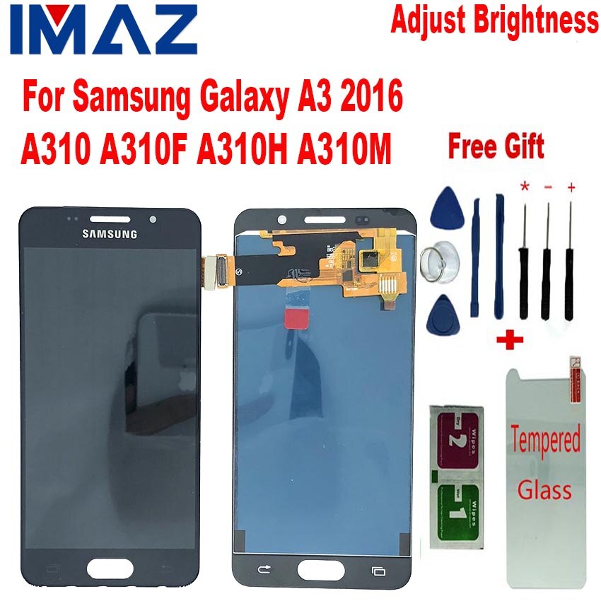 Imaz Helderheid 4.7 "A310 Lcd Voor Samsung Galaxy A3 A310 A3100 SM-A310F Lcd Touch Screen Digitizer montage