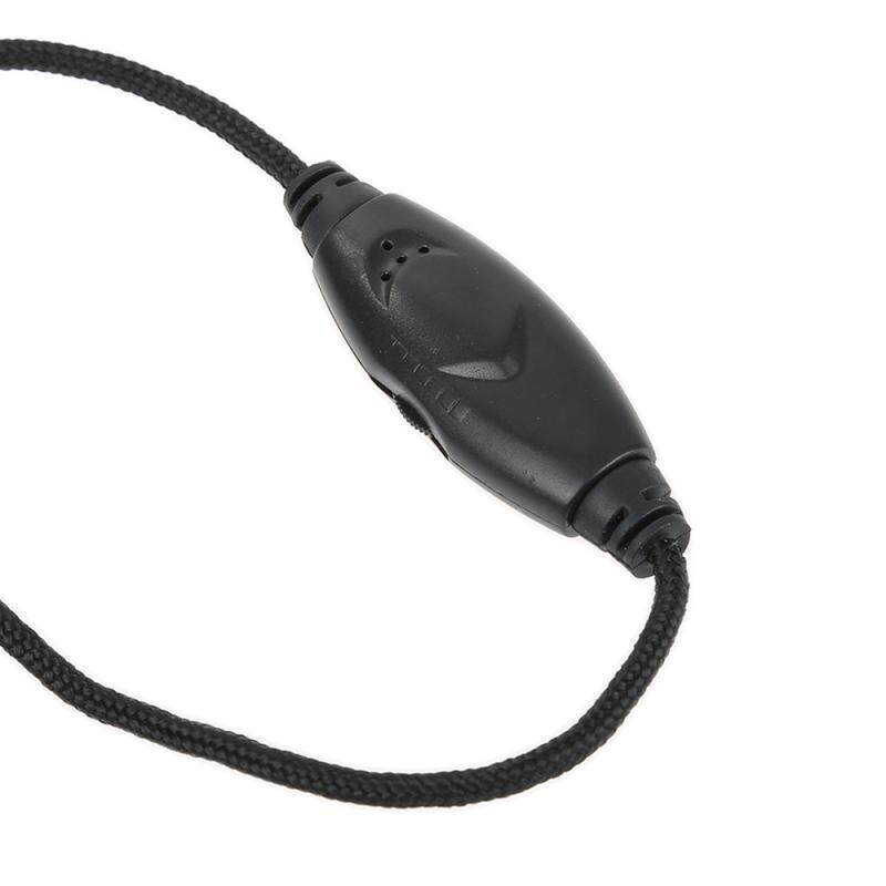 3.5Mm Wired Stereo Headset Met Microfoon Verstelbare Game Hoofdband Black Music Oortelefoon Voor Pc Laptop Computer Onderscheidend