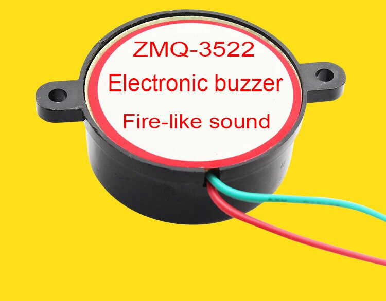 90DB Electronic Buzzer DC6V-24V Active Piezoelectric buzzer Beep Tone Music Continuous Sound for Arduino Buzzer Electomagnetic: Fire-like sound