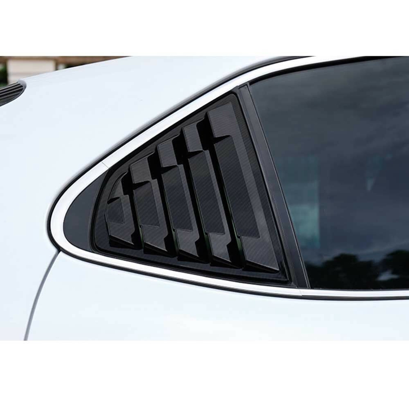 2 Stuk Achter Kwart Panel Raamstickers Cover Louvre Raam Ruit voor T-o-y-o -t-een Camry