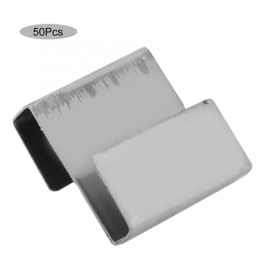 Pince de fixation de cadre en verre Durable, Clips en acier inoxydable pour serre-cadre en verre, support à main courante en verre réglable, 50 pièces