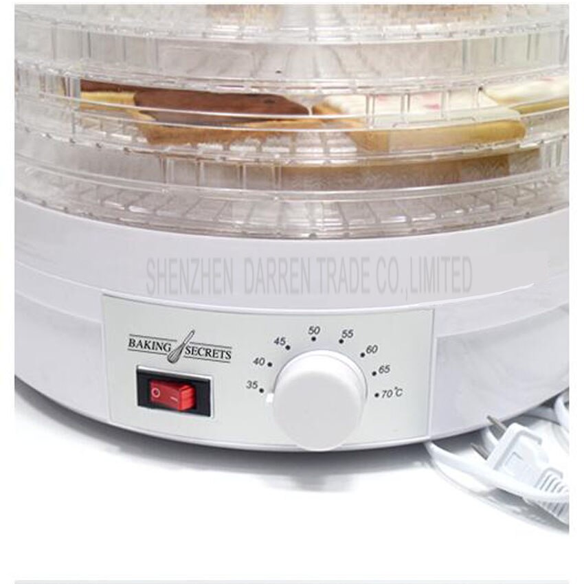 Plug Food Dehydrator Fruit Vegetable Herb Meat Drying Machine Snacks Food Dryer Fruit dehydrator with 5 trays