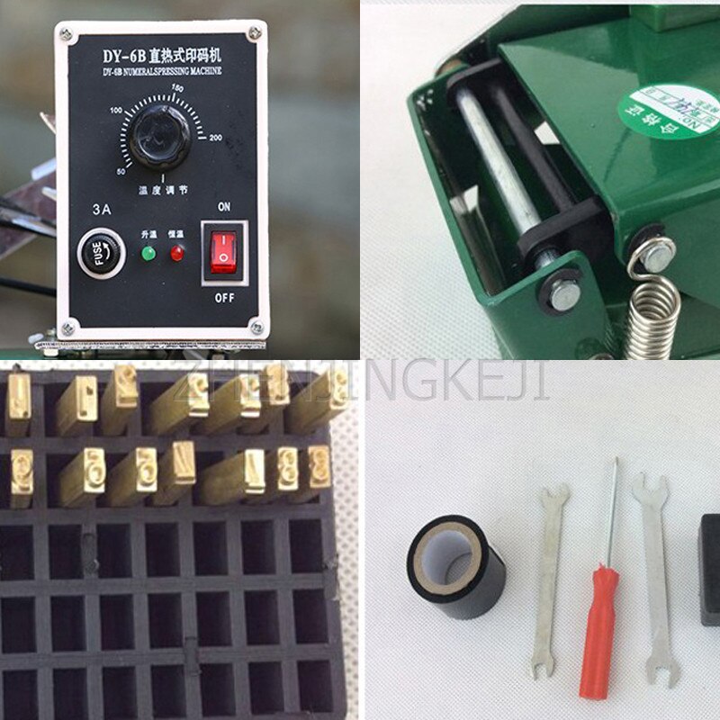 Direct Heating Ribbon Coding Machine Production Date Coding Tool Typewriter Built-in Constant Temperature System Coder Equipment