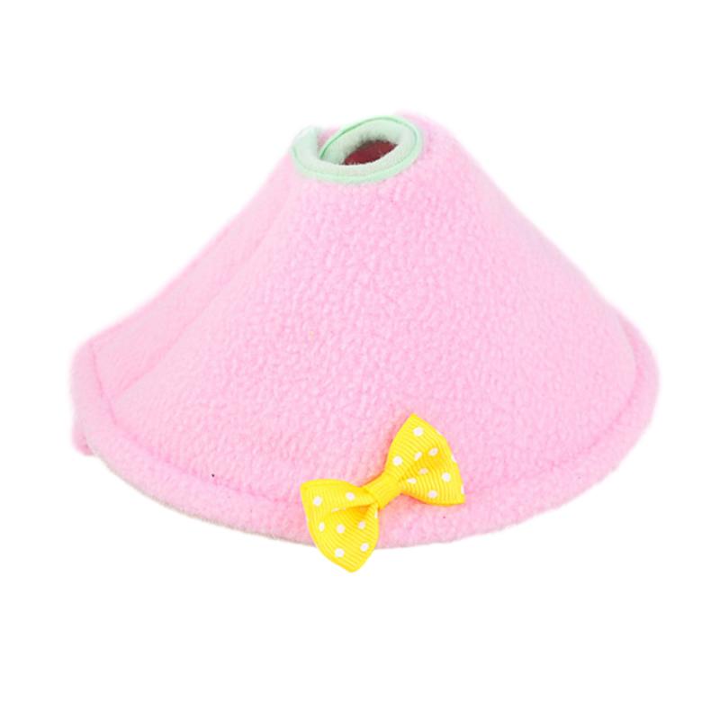 1Pc Vogel Erholung Weiche Kragen Elisabethanischen Nacken Kragen Papagei Kragen Einstellbare Halsbänder 4 Farben Kakadu Liebe Vogel Zubehör: 1pc Rosa / XS