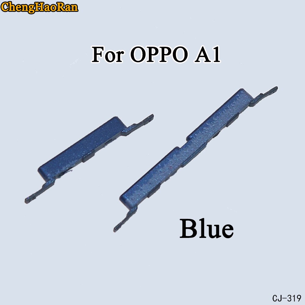 ChengHaoRan 1Pcs Side Power Button Substituição Chave peças de Reposição Para OPPO R15 Standard edition A1 A3 A30: A1-Blue