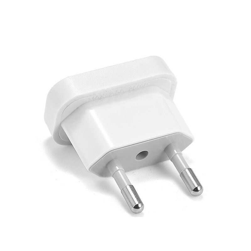 5/10 stk oss til eu støpsel adapter elektrisk adapter eu støpsel omformer kontakter oss kina til eu reiseadapter stikkontakt veggkontakt