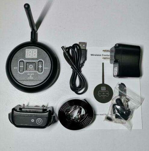 Wireless Dog Fence No-Wire Pet Containment System Rechargeable And Waterproof