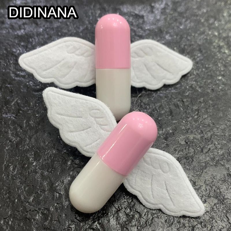 women Multicolor pills angel wings y2k subculture Spice Girl cool edge headwear hairpin ornaments Lolita Harajuku punk hair clip: Blue