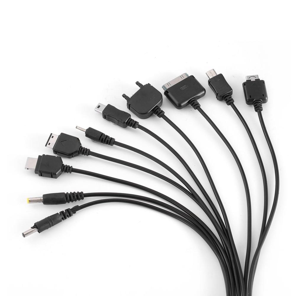 10 In 1 Universele Draagbare Lichtgewicht Multi Functies Usb Charge Oplaadkabel Compatibel Met De Meeste Merken Telefoons