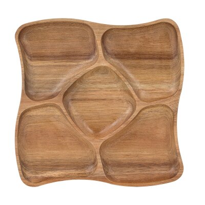 En bois style nordique conseil maison collations bonbons dessert assiette de fruits vaisselle décorative WJ605: C 02