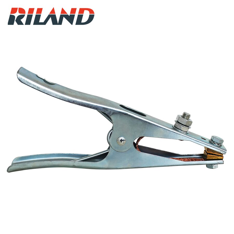 RILAND 500A Earth Clamp Spring Loaded Ground Clamp for Welding Machines