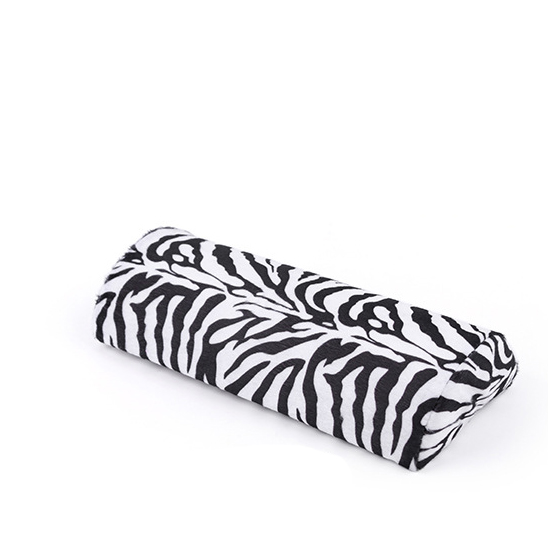 Miękka poduszka na paznokcie z małymi dłońmi, gorąca sprzedaż 1 szt. Nowy różowy/zebra uchwyt na rękę robić paznokci: czarny