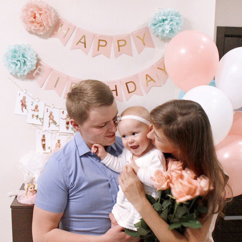 Paper Happy Birthday Banner Flags Birthday Party Decorations Kids Boy Girl Bunting Garland Adult Supplies My 1st 1 One Year