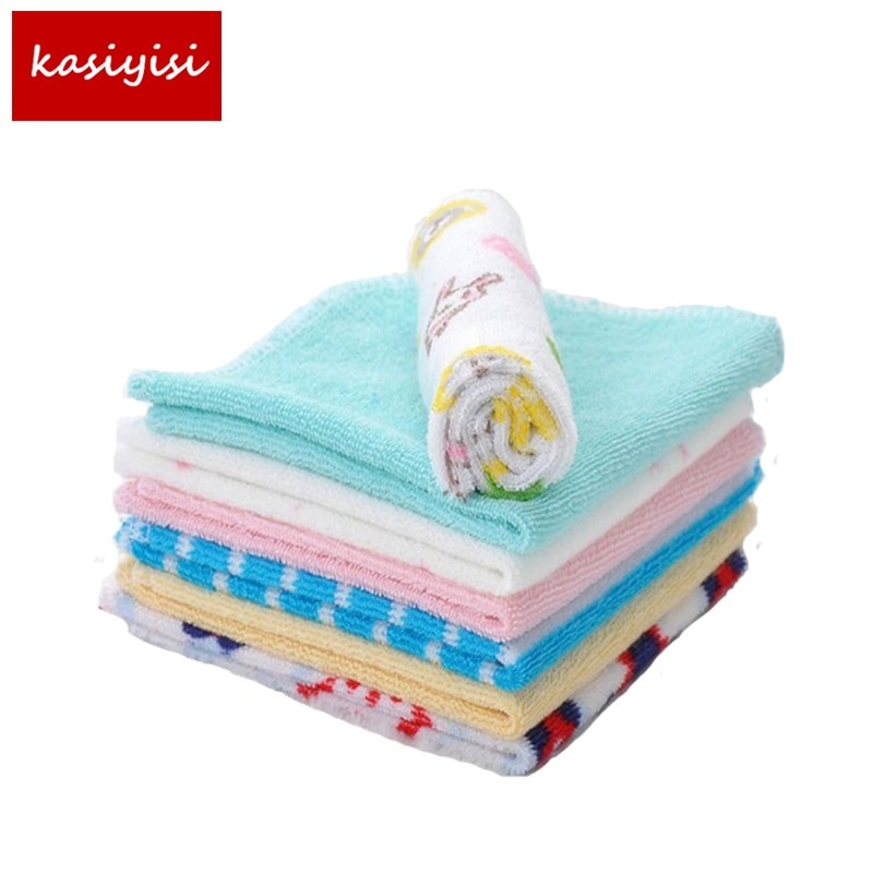 40 Pcs = 5Packs/Lot Baby Voeden Handdoek Baby Katoenen Handdoek Baby Gezicht Reinigen Handdoek Baby Zakdoeken Hoofdband