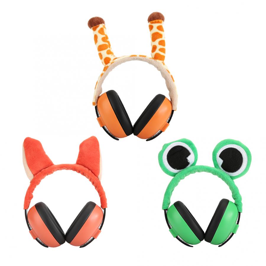 Kid Ear Defenders Baby Sound Insulation Hearing Protection Earmuff Cartoon Anti-Noise Headphone Newborn Hearing Protection