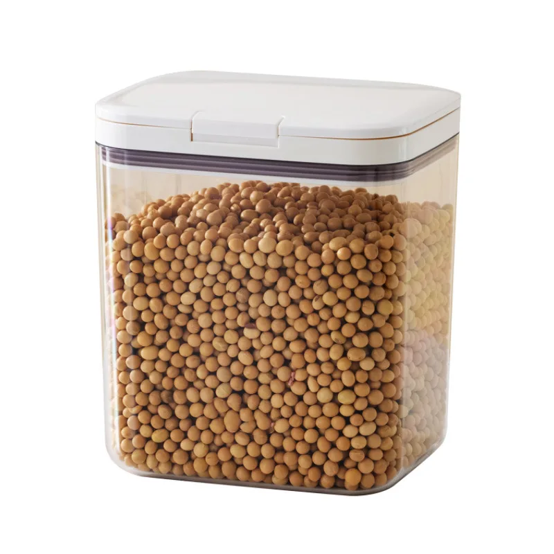Caixa de armazenamento selada para alimentos secos domésticos, armazenamento de balde de arroz, recipiente de arroz enlatado, caixa de armazenamento de arroz