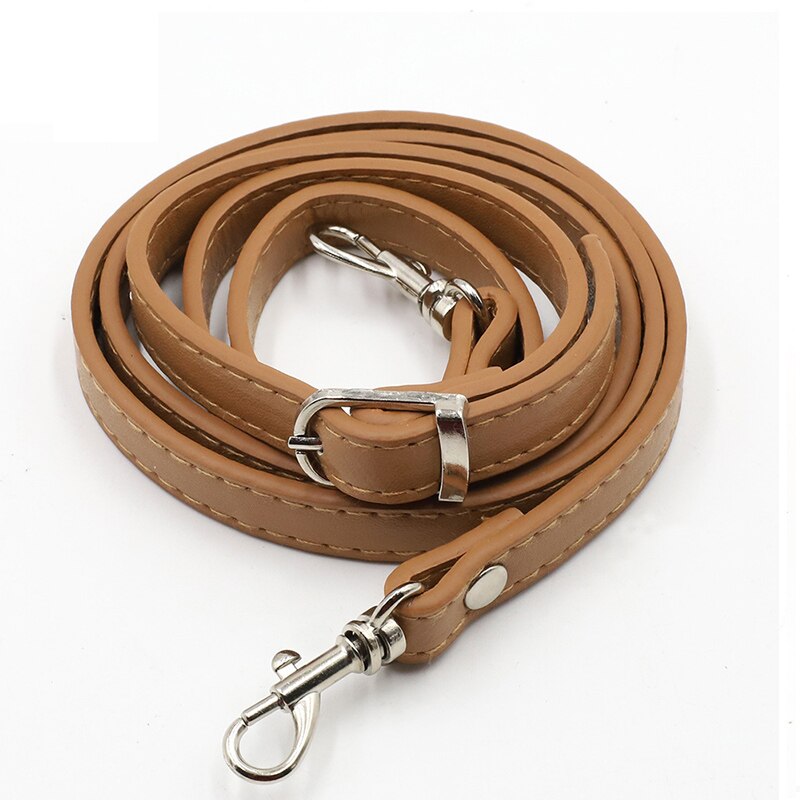 120 cm Leather Shoulder Bag Strap Accessories DIY Cross Body Adjustable Belt Bag Solid Bag Strap Replacement: 1