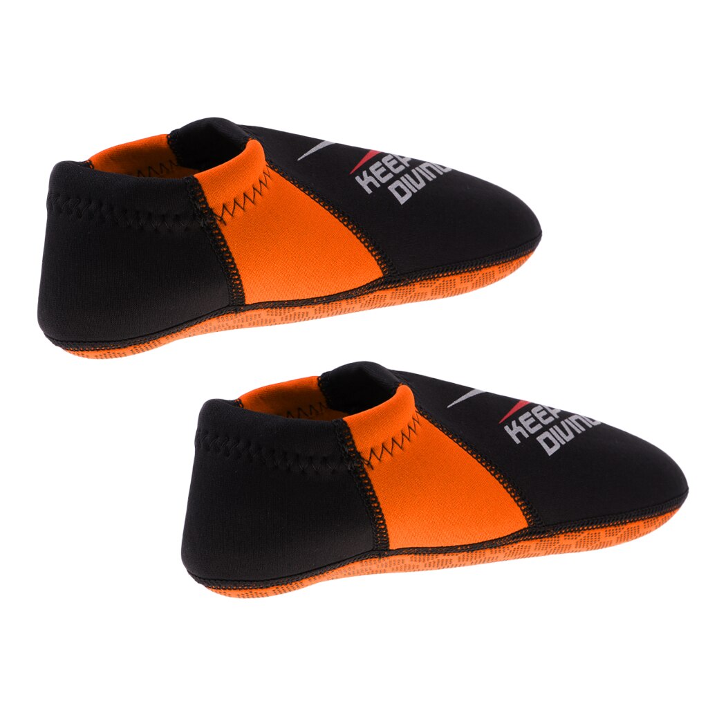 3mm Neopren Socken Schnorcheln Wasser Sport Schwimmen Tauchen SurfingScuba Tauchen Strand Surfen Socken: S Orange