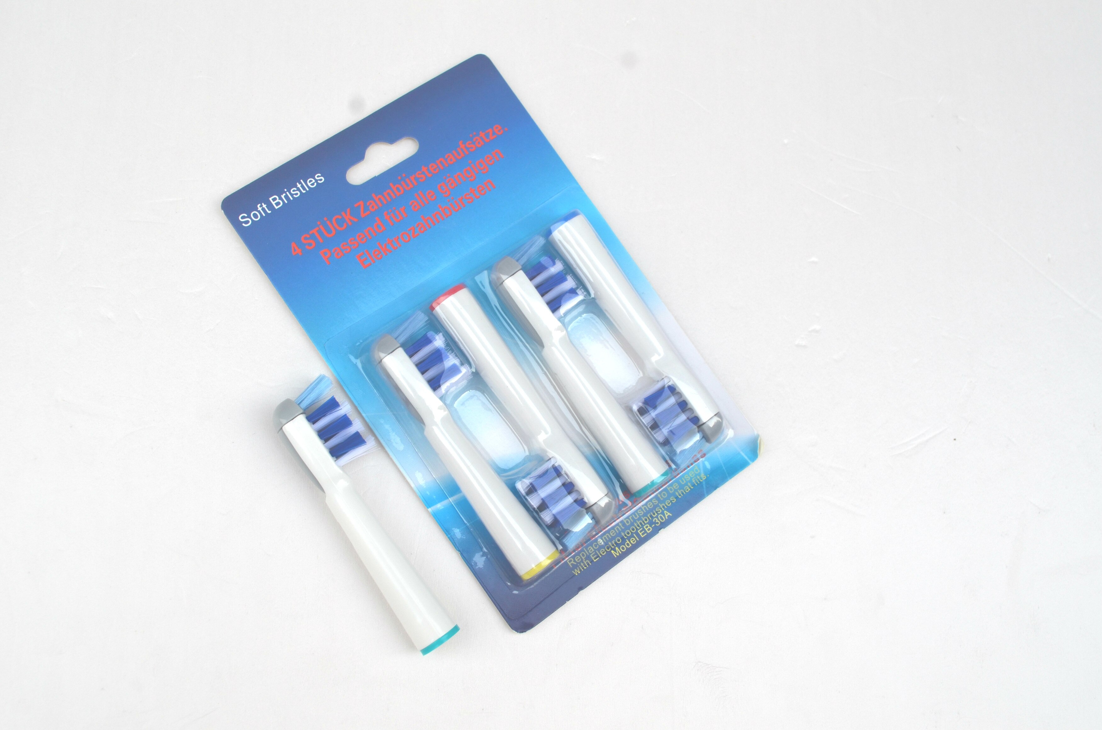 4x têtes de brosse de rechange pour oral-b brosse à dents électrique ajustement avance puissance/Pro santé/Triumph/3D Excel/vitalité précision