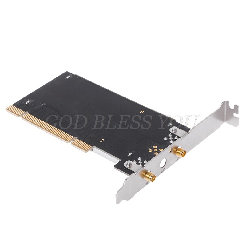Adaptateur de carte WiFi sans fil AR9223 PCI 300M, avec antenne directe 6db, pour ordinateur de bureau et portable