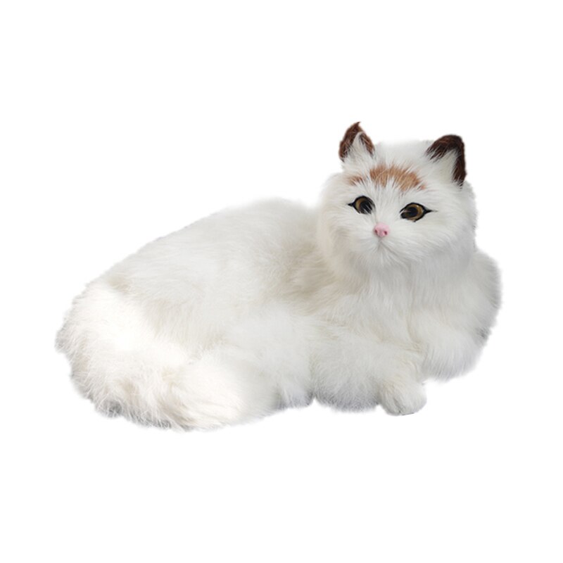 Kinderen Knuffel Slapen Dier Simulatie Kat Pop Simulatie Creatieve Woondecoratie Kind Pluche Speelgoed Model DD60FZ